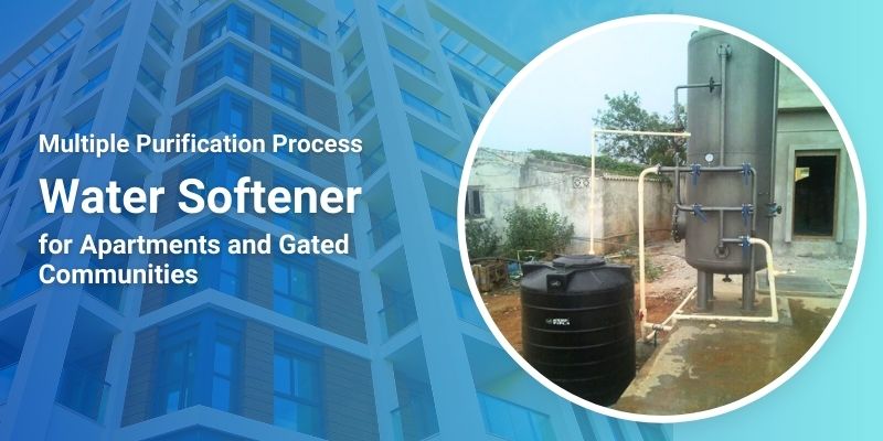 Multiple Purification Process Water Softener for Apartments and Gated Communities